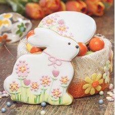Easter Egg and Bunny Cookies